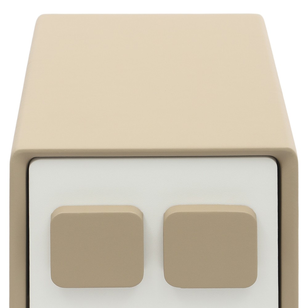 Modern Minimalist End Table, Bedside Table for Bedrooms, Floorstanding End Table