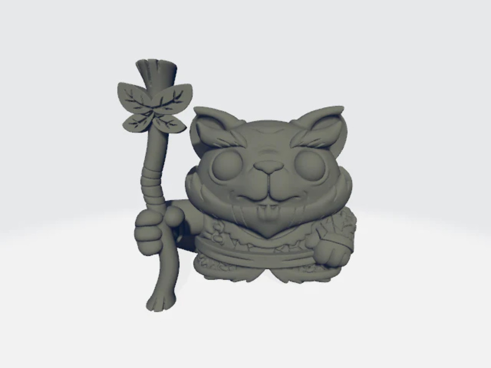 Chibi Tykes - Druid Cat