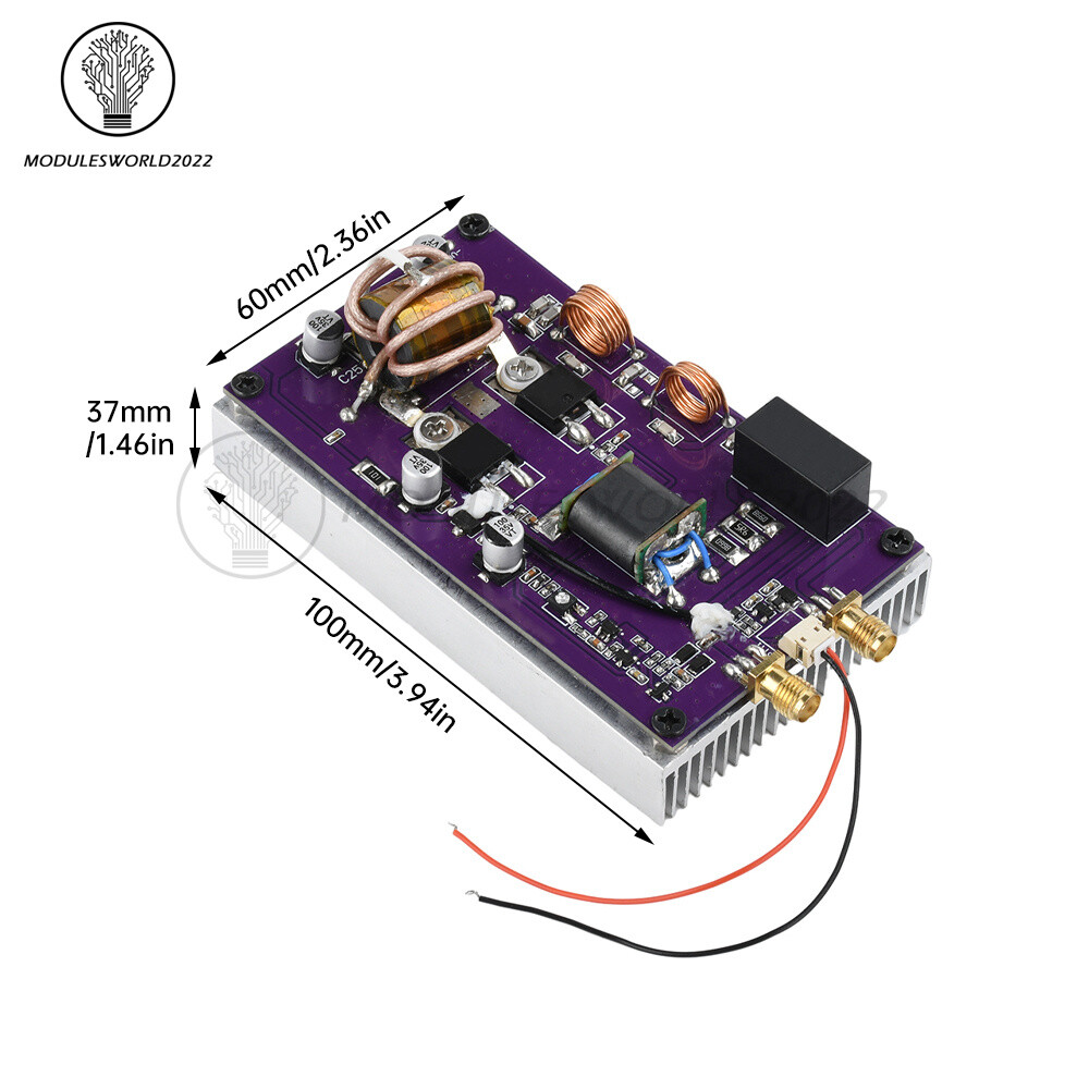 20W Portable Short Wave Amplifier Module Transceiver Automatic Converter 30MHz