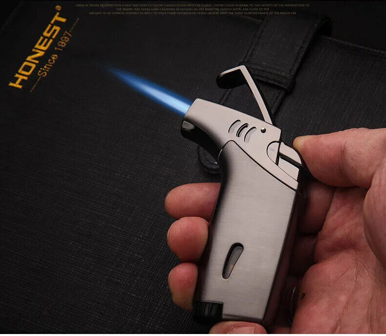 Jet Flame Torch Lighter Kitchen Cigar Adjustable Gun Welding Refillable Butane