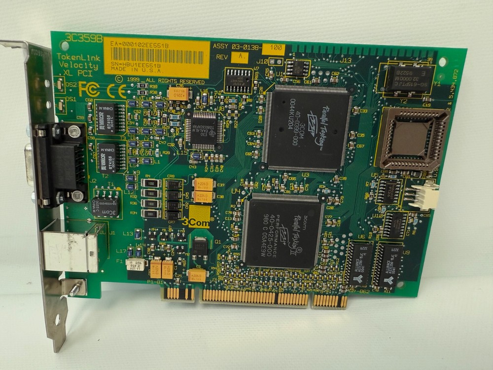3COM 3C359B TOKEN RING PCI NETWORK INTERFACE CARD TOKENLINK VELOCITY XL