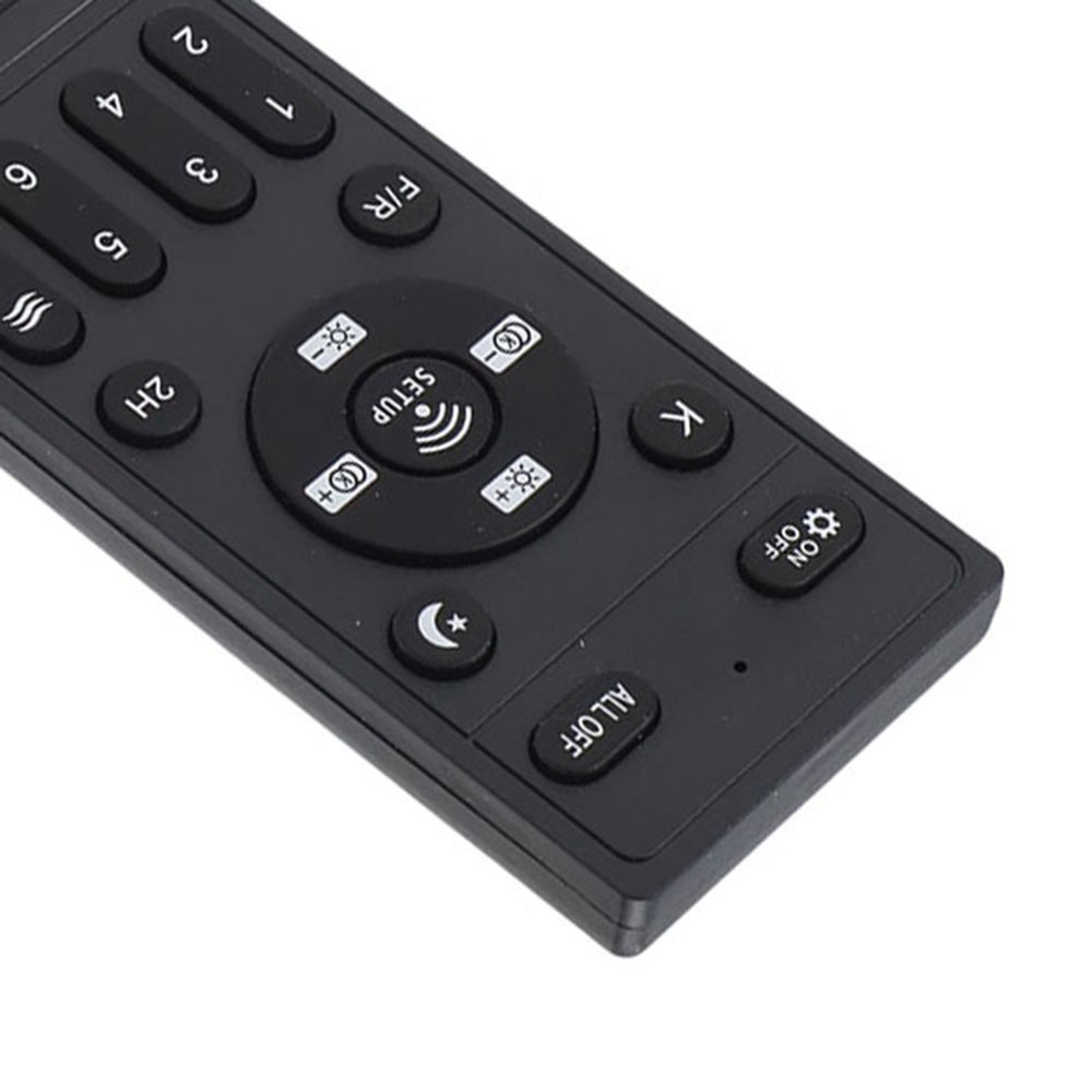 Black Remote Control for Inverter Ceiling Fans 6 Speed Levels Timer Function