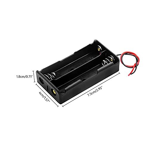 Aokin 4pcs 18650 Battery Holder Bundle with Wire 18650 Battery Holder Case 3....