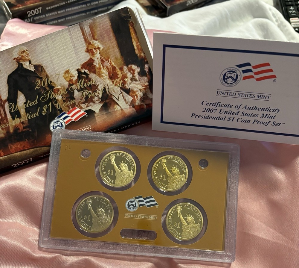 2007 United States Mint Silver Proof Set Original Box