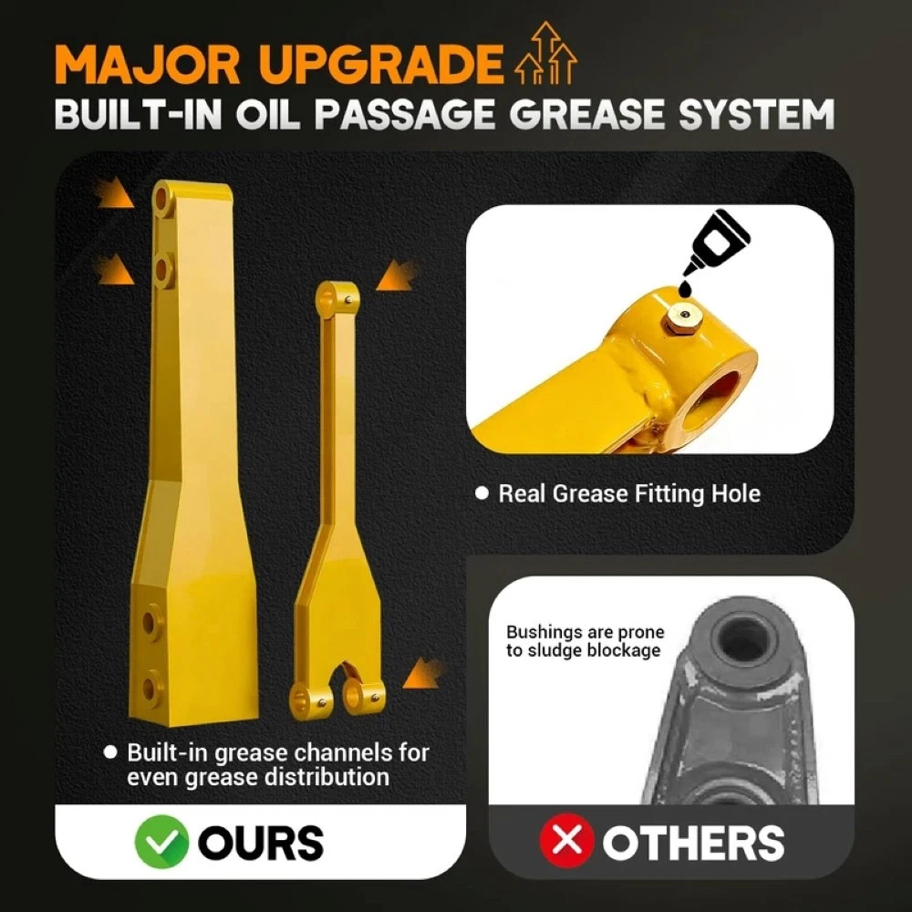 Mini Excavator Arm Extension for 0.8-2 Ton Machines Quick Attach Ditch Digging
