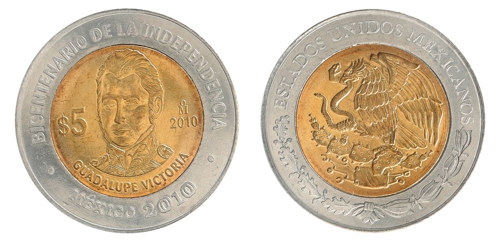 Mexico 5 Pesos, 2010, KM #929, Mint, Commemorative