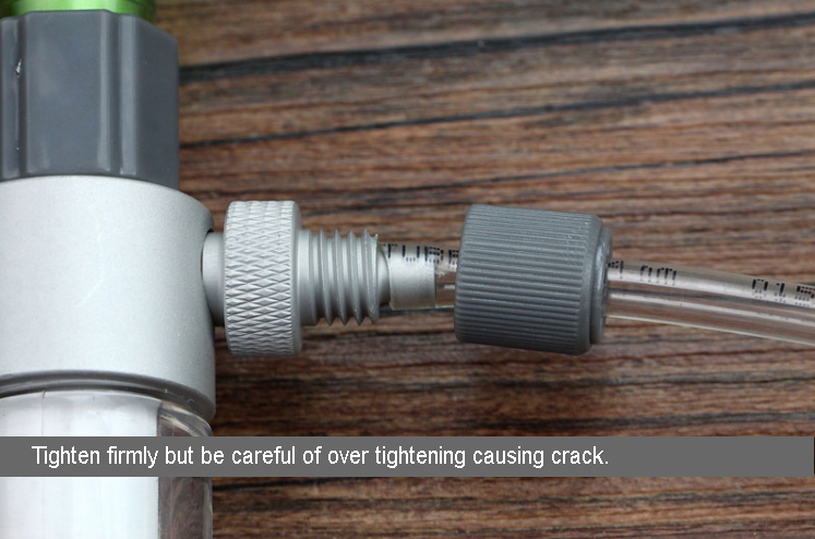 QANVEE Inline CO2 Atomizer Diffuser Aquarium Planted Tanks Aquascape