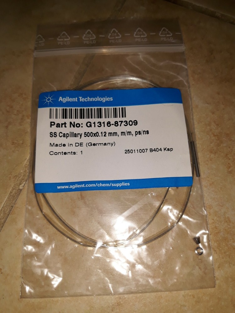 SS capillary 500x.12mm ps/ns