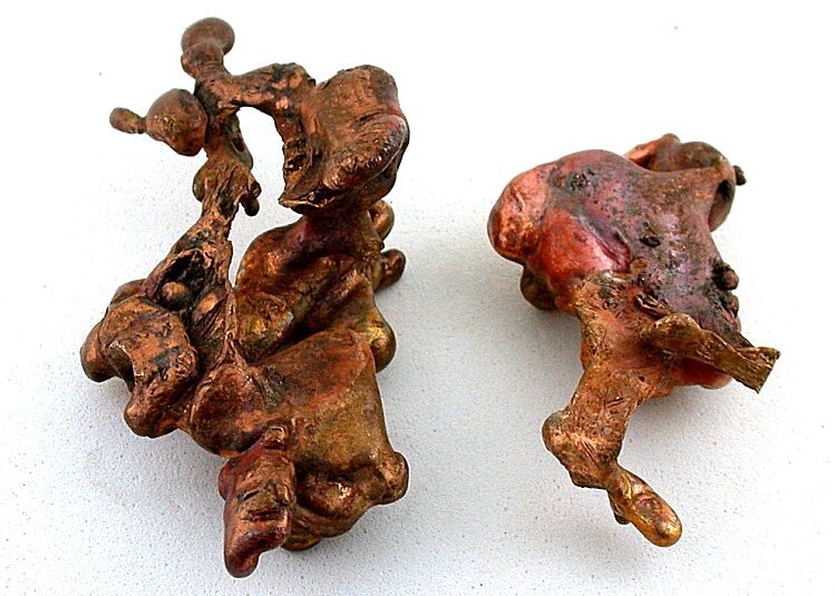 TWO ARIZONA COPPER NUGGET CN10