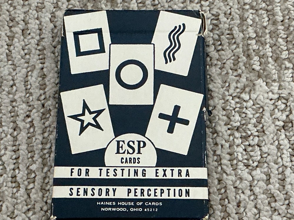 Vtg. 1937 ESP Cards for Testing Extra Sensory Perception Duke University