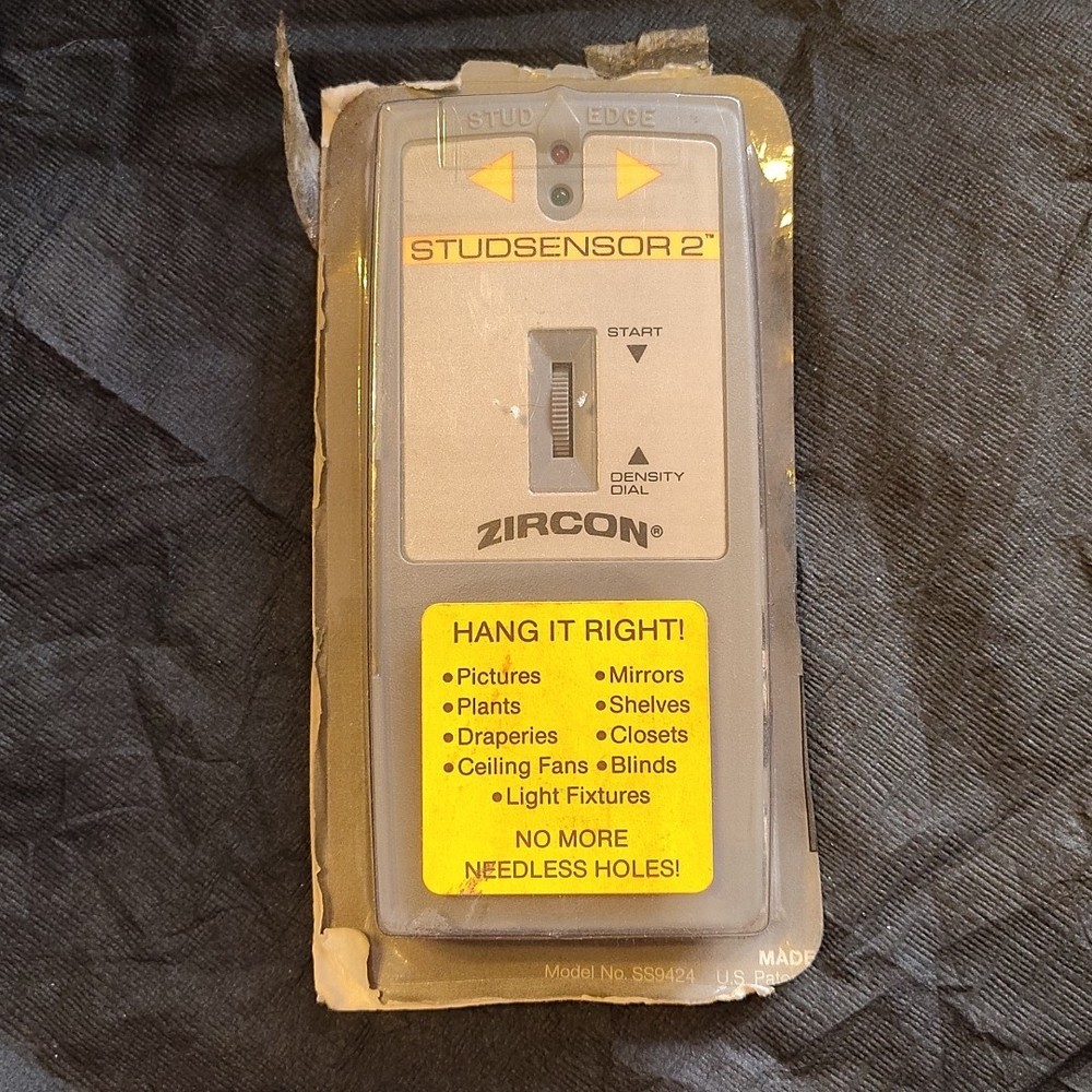 Zircon StudSensor 2 Electronic Wall Stud Finder Tested & Working