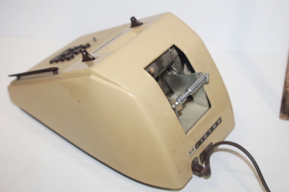Vintage Victor Comptometer 7 82 54 Adding Machine Calculator Office Desk Pro