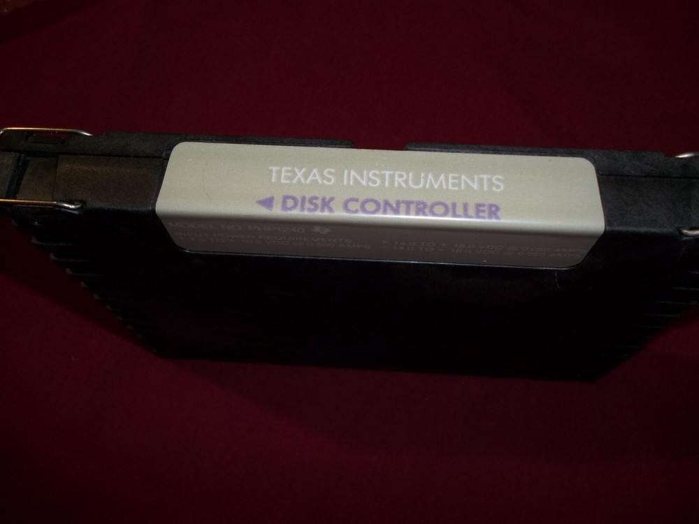 TI-99/4A TI99 PHP1240 Disk Drive Controller Card Peripheral Expansion Box WORKS