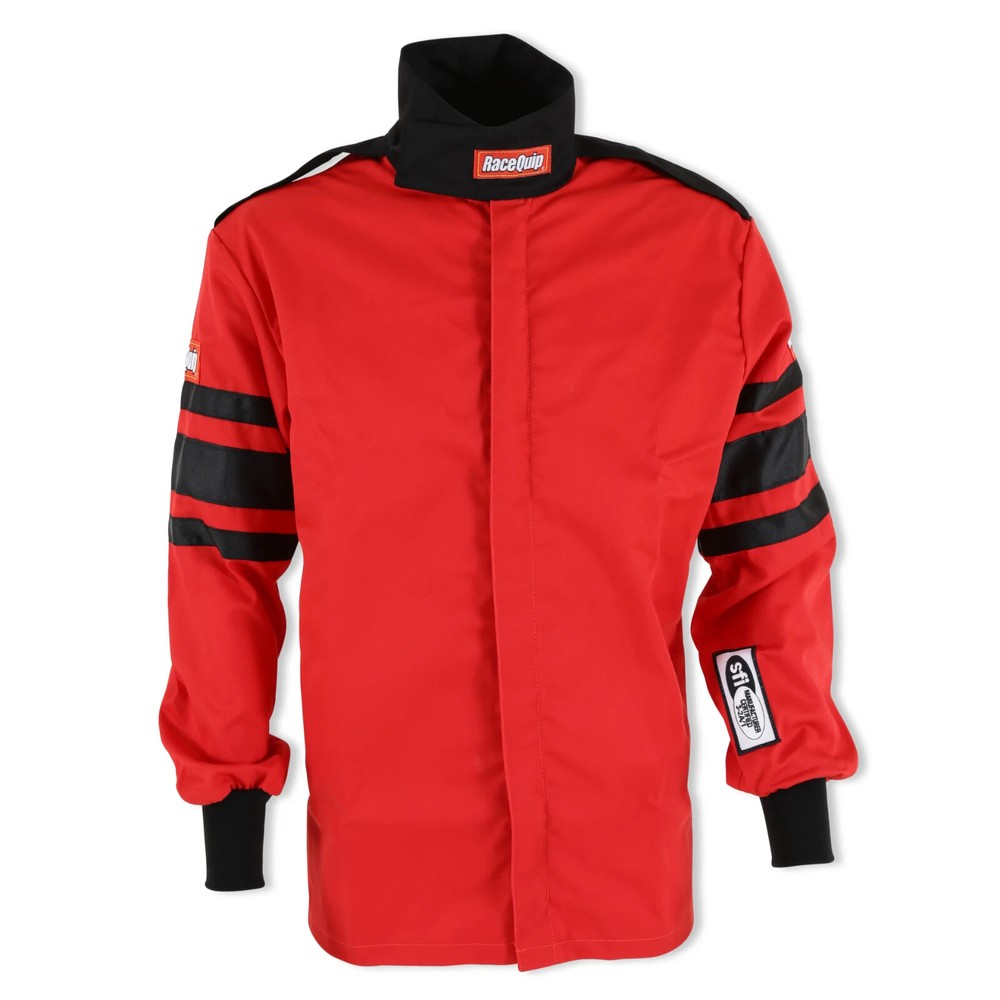 RaceQuip Single Layer Fire Suit Jacket Red - Large