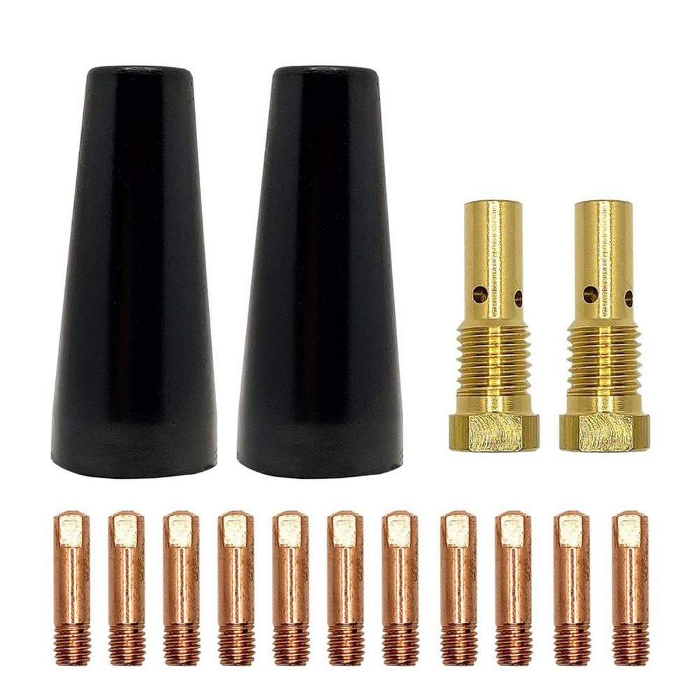 14pcs Welding Tool Accessories Kit Copper Electrode for Argon Welding Torch Set