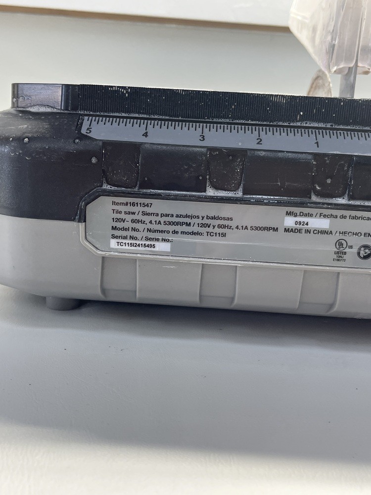 PROJECT SOURCE 1611547 TILE SAW