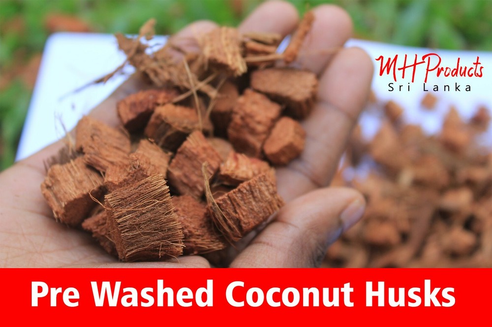 Natural Chopped Pre Washed/Non Washed Coconut Husk Chips Pack