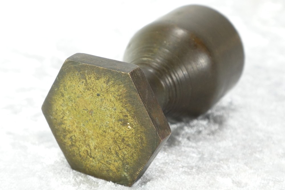 Solid Brass Lathe-Turned Miniature Chalice Vase Goblet 2.5" Tall