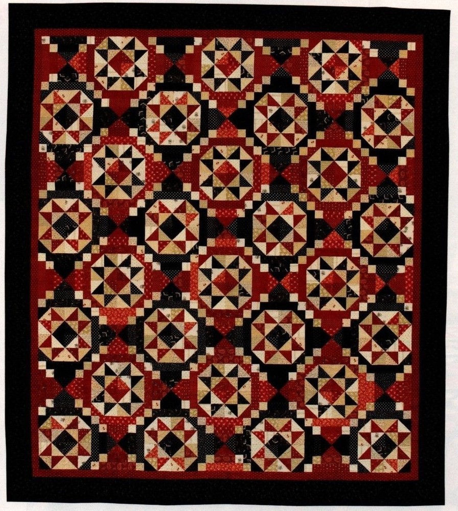 Two Piece Puzzle Quilt Pattern Pieced TD