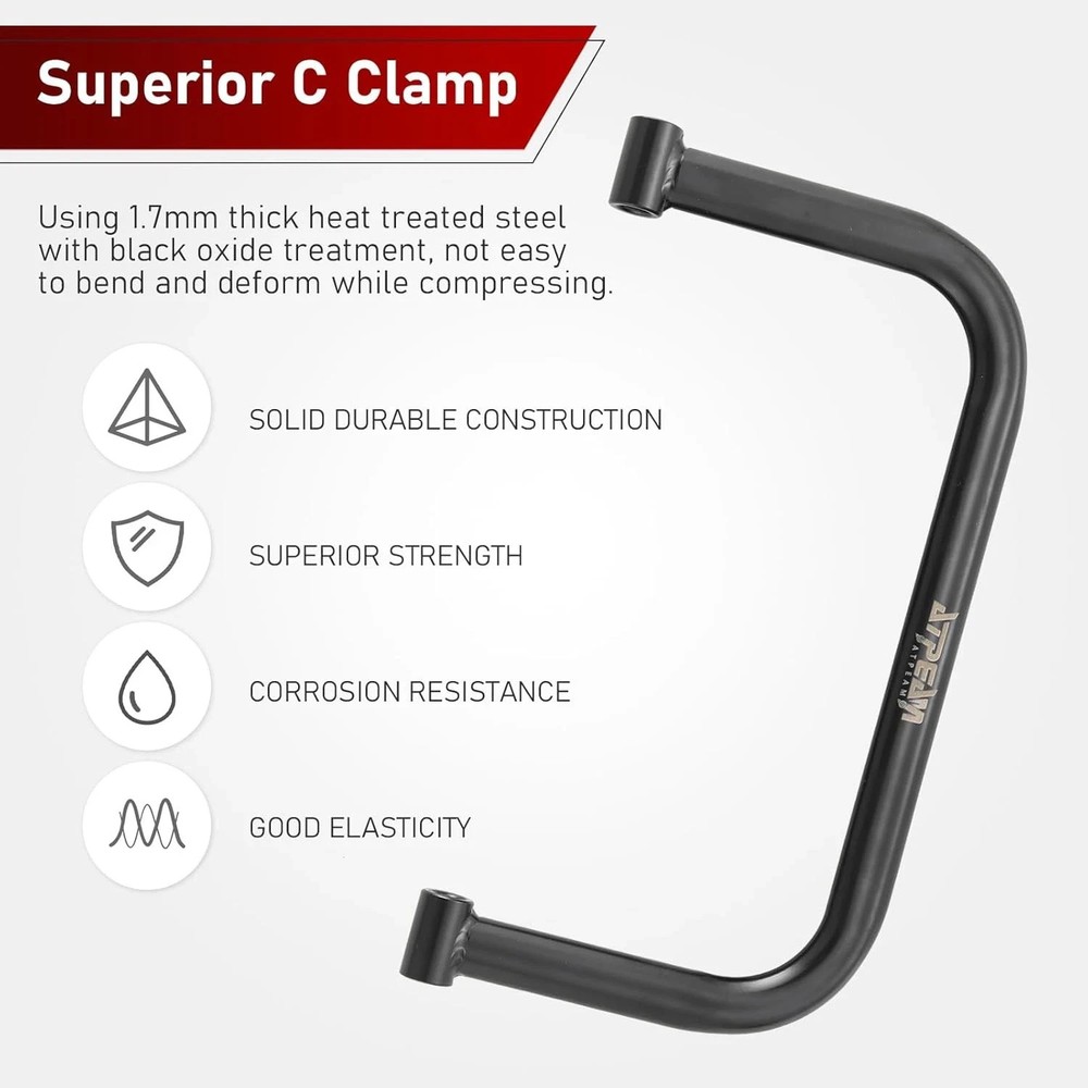 DASBET Valve Spring Compressor C Clamp Service Kit Valve Spring Removal Tool wit