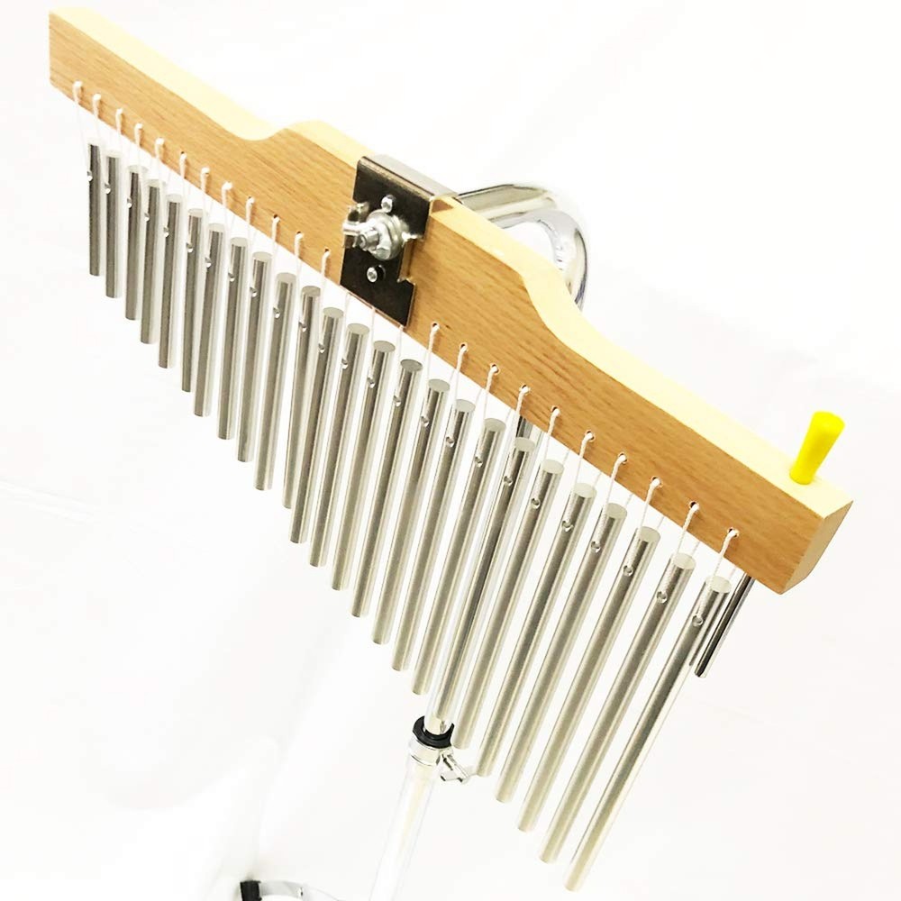 25-Bar Chimes Percussion Instruments with Mounting Stand and Stick