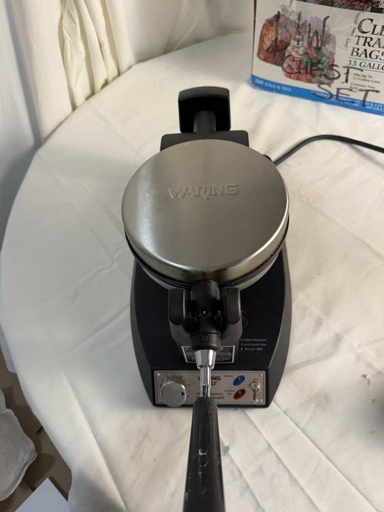 Warning Pro Professional Flip Waffle Maker