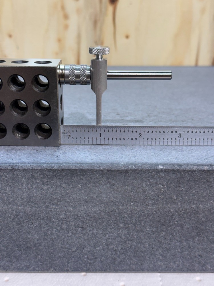 Adjustable tool height setter - short - ø1/2" stem