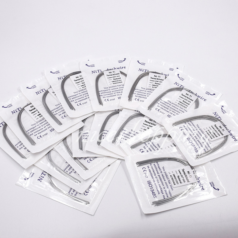 Dental Square/Natural/Ovoid Ortho Thermal Activated Niti Rectangular Arch Wire