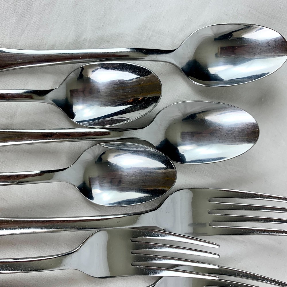 Hampton Scandia Stainless Steel Flatware Four 5 pc Settings Excellent Condition