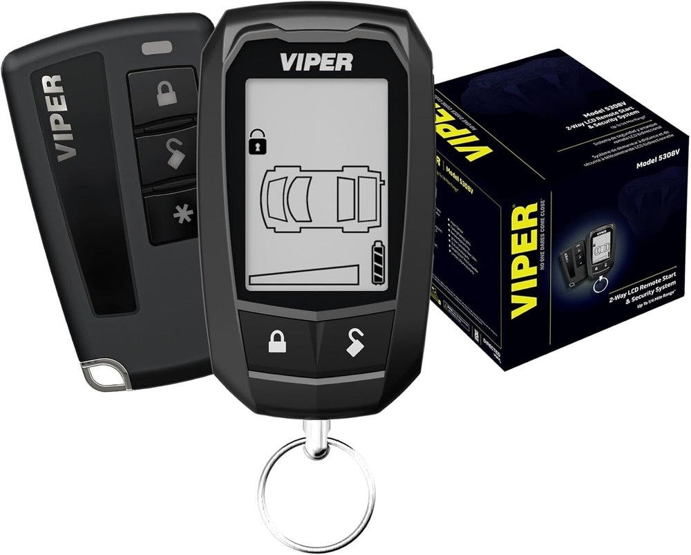 Viper 5308V 2Way LCD Security Car Alarm with Remote Start System