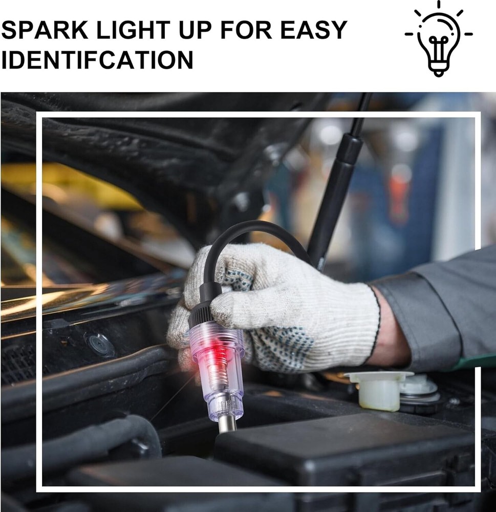 Corded Electric Spark Plug Tester - Essential Tool for Engine Troubleshooting