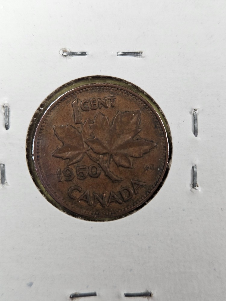 COINS - CANADA - 1 CENT 1950