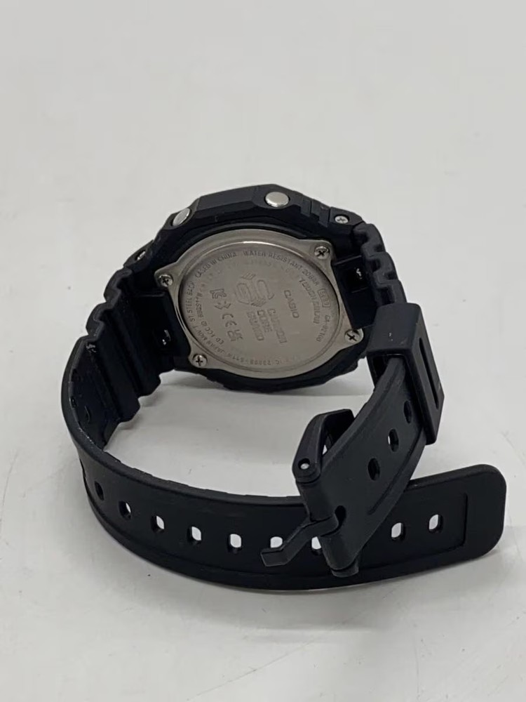CASIO Solar Watch G SHOCK Digital Analog Rubber BLK BLK