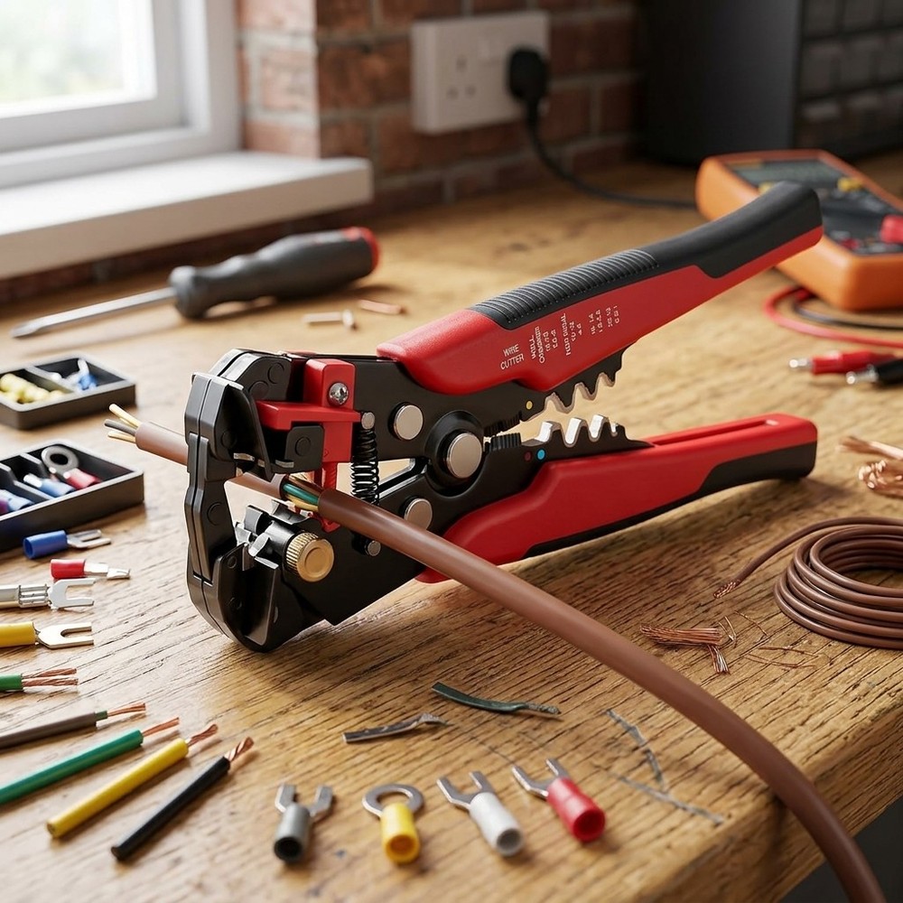 3 in 1 Automatic Wire Stripper Plier Multi Function Cable Crimping Cutting Tool