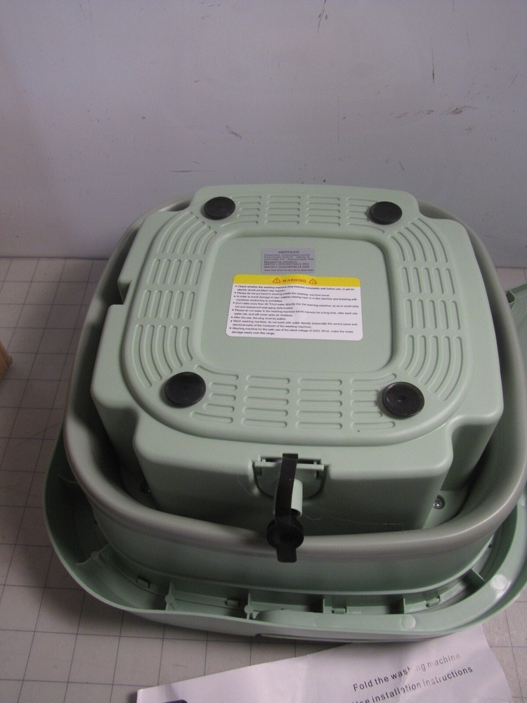 Mini Compact Folding Clothes Washing Machine Multi Function 8L w/ Adapter NEW