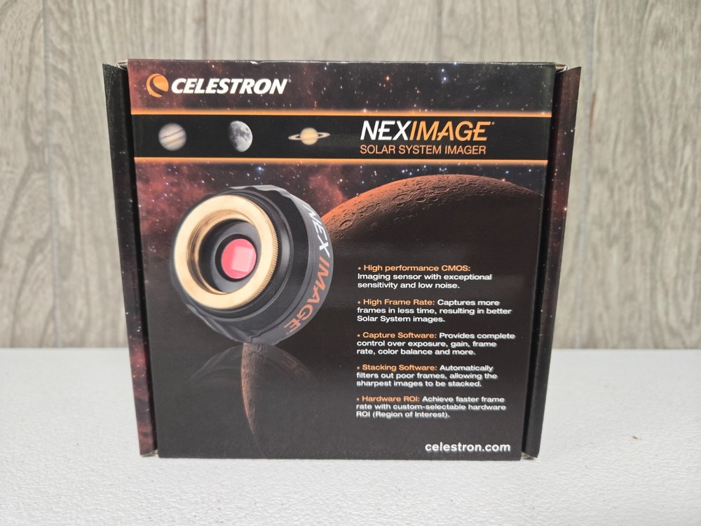 Celestron NexImage 5 Solar System Imager 5MP CMOS Sensor MT9P031 Beginner Camera