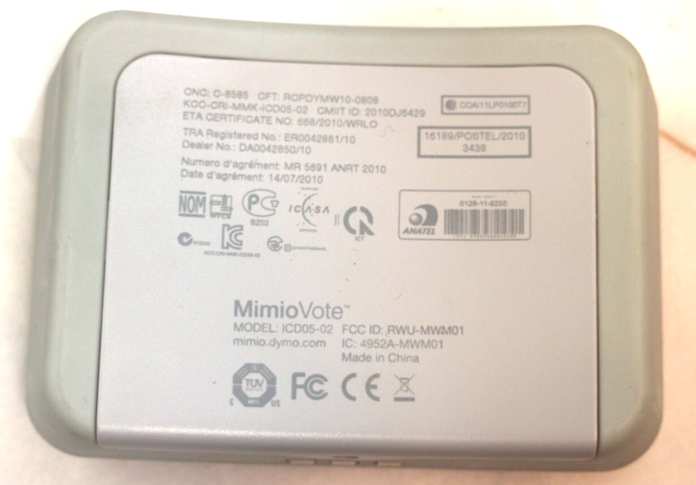 Dymo MimioVote Student Response System for 32 students w Charging /Storage Case