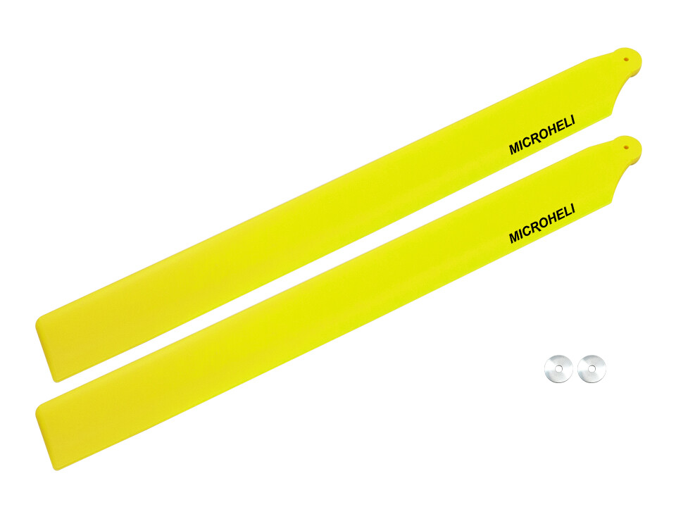 Microheli Plastic Main Blade 180mm (YELLOW) - OMP Hobby M2 V2 / EXP