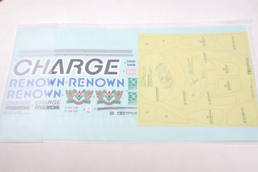 TAMIYA 1/10 MAZDA 787B decals