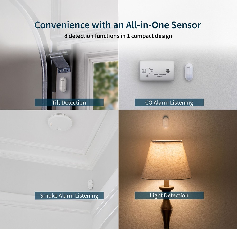 Arlo Home Security System - 1 Keypad Sensor Hub + 2 Sensors (SS1201-100NAS)