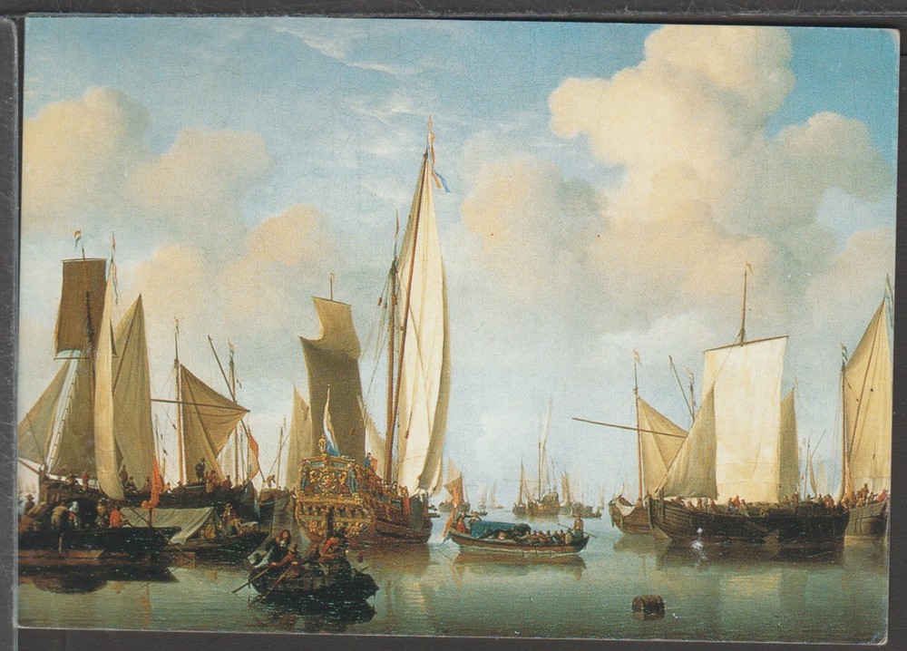 ✔️ SAILING BOATS THEME POSTCARD