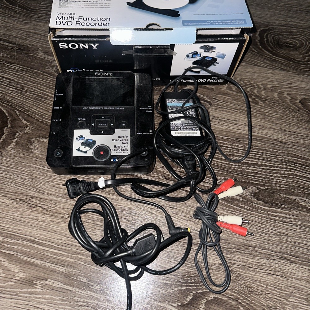 Sony VRD-MC6 Multi Function DVD Recorder Burner DVDirect - LNC - EUC