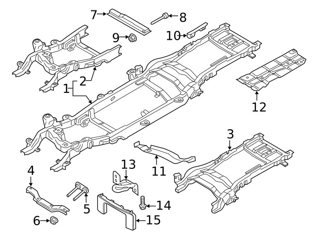 Genuine Ford Tow Hook HC3Z17A954B