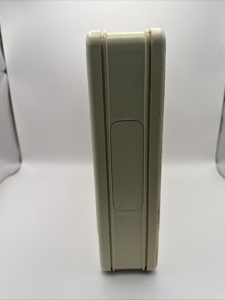 Vintage Prescolite White And Red Emergency Exit Sign Light