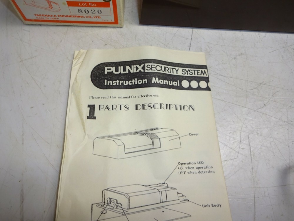 Pulnix Ps-500 Passive Sensor