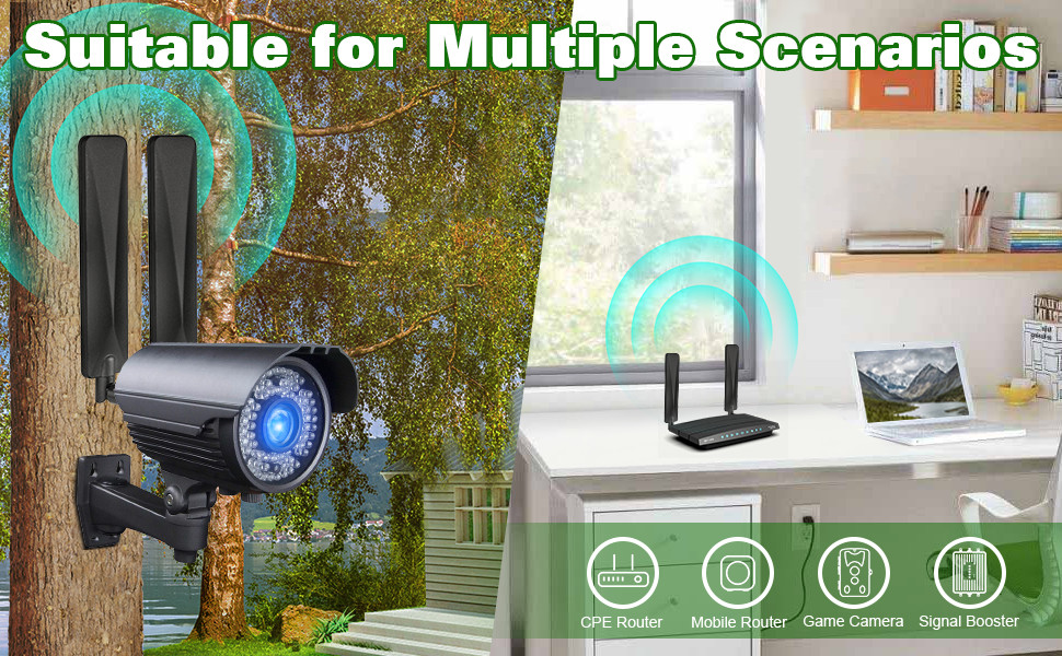 for Spypoint Flex 4G Multi Network HD Infrared Cellular Trail Camera LTE Antenna