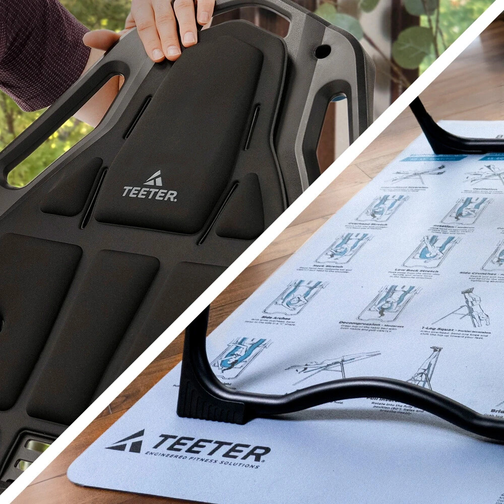 Teeter Fitspine FX-3 Premium Inversion Table with Program Mat + Comfort Cushion