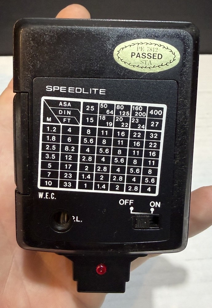 Vintage Nishiki RX203 Flash 35mm Camera Accessory Tested