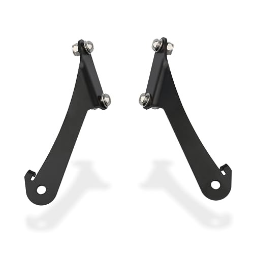 Aluminum Windshield Windscreen Visor Wind Screen Deflector Kit Compatible for