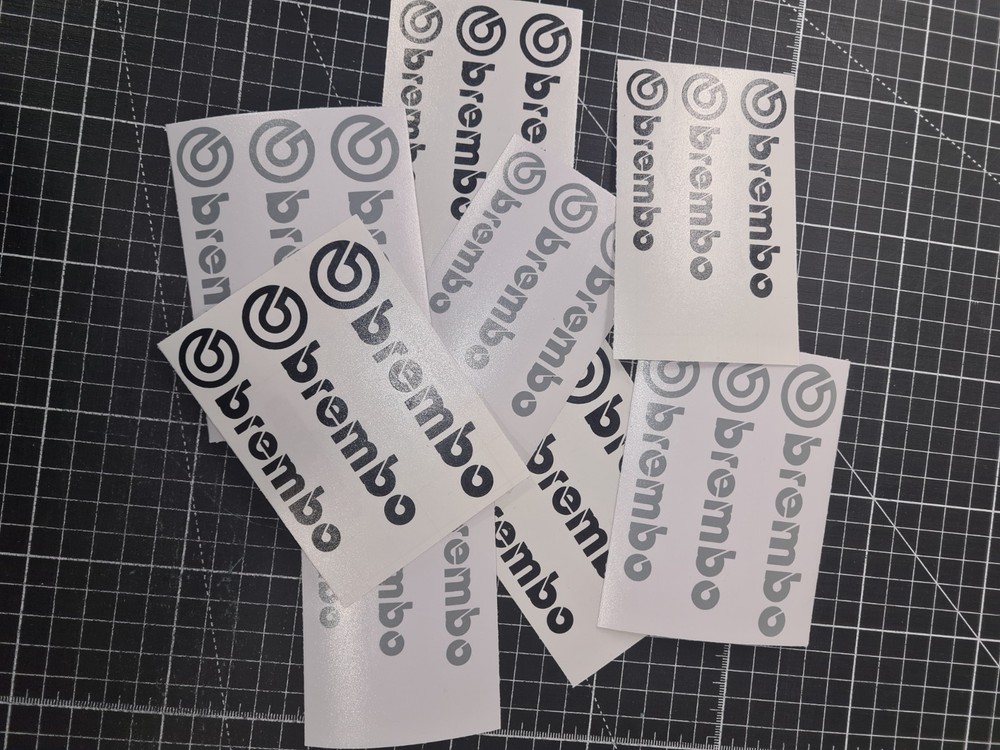 BREMBO Brake Caliper Decals Stickers